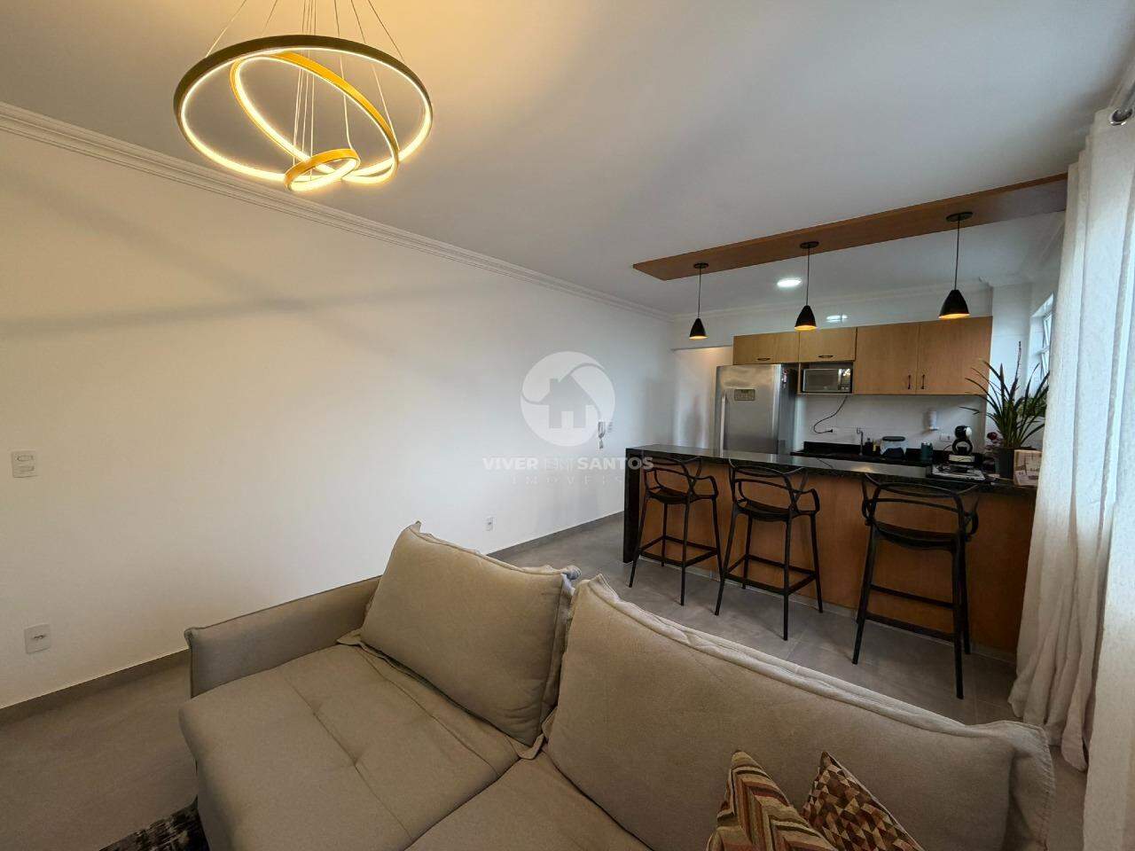 Apartamento Porteira Fechada 2 Dormitórios, Suíte e 1 Vaga Demarcada no Macuco - Santos SP em Macuco, Santos — foto 2