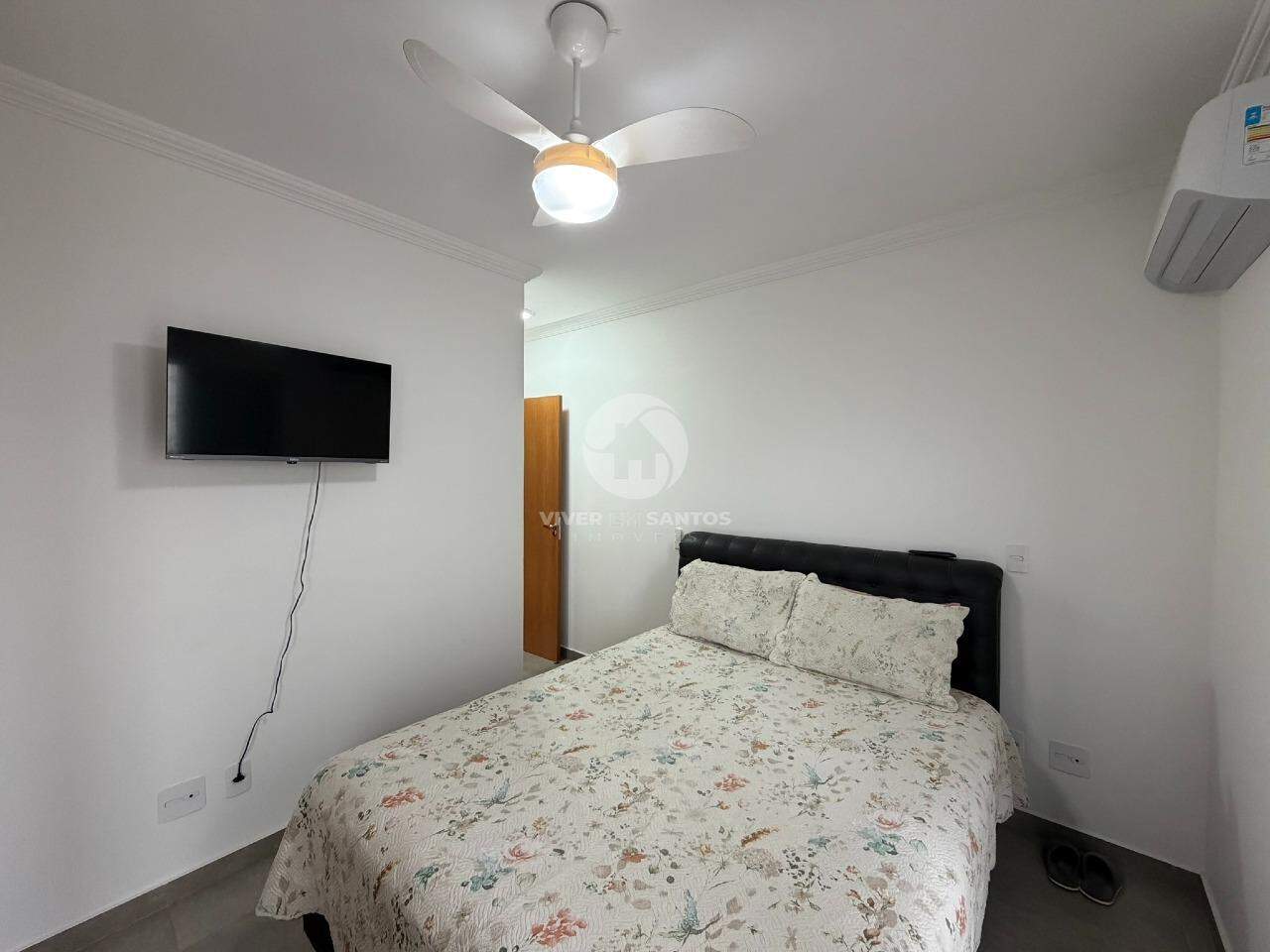 Apartamento Porteira Fechada 2 Dormitórios, Suíte e 1 Vaga Demarcada no Macuco - Santos SP em Macuco, Santos — foto 14