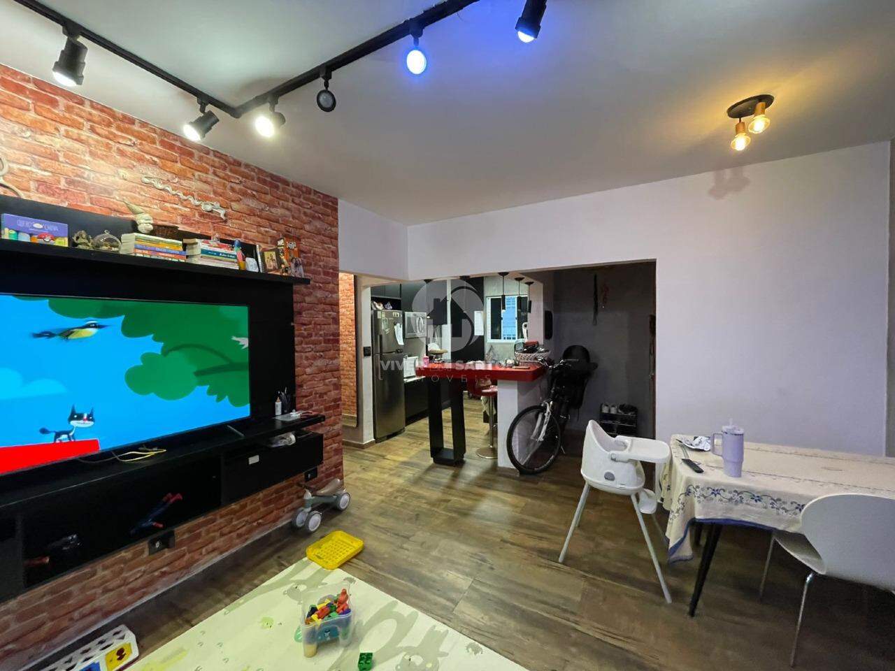 Apartamento 2 Dormitórios, 2 Vagas, Pé na Areia e Vista Mar - Santos SP em José Menino, Santos — foto 2