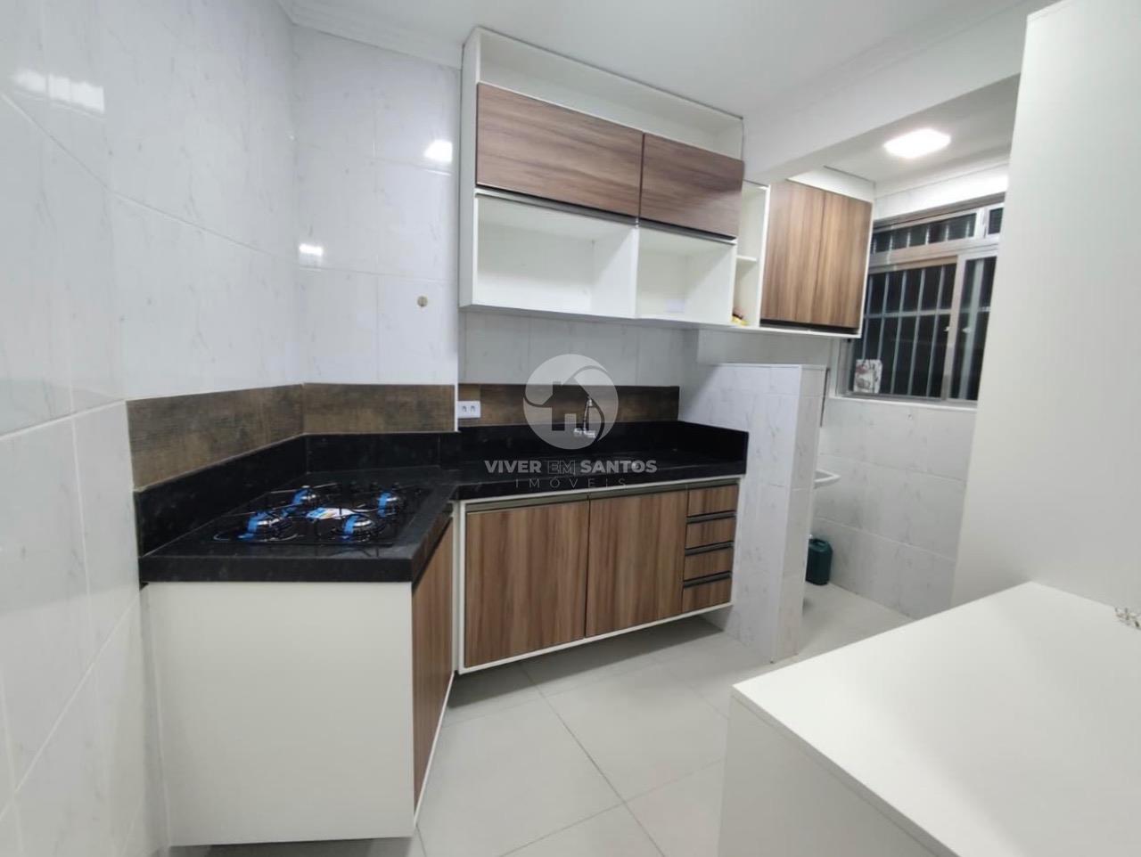 Apartamento 2 Dormitórios, Totalmente Reformado na Pompéia - Santos/SP em Gonzaga, Santos — foto 7