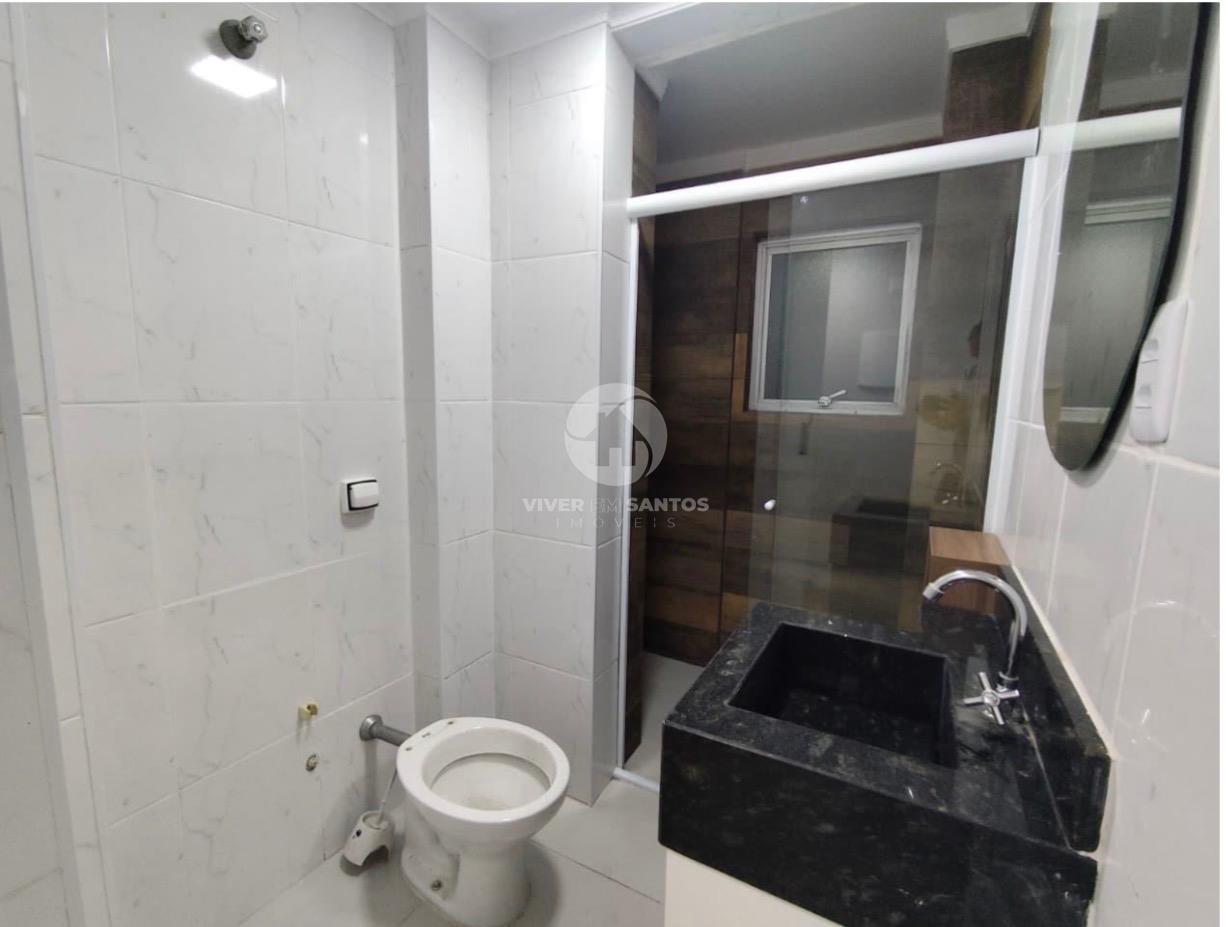 Apartamento 2 Dormitórios, Totalmente Reformado na Pompéia - Santos/SP em Gonzaga, Santos — foto 11