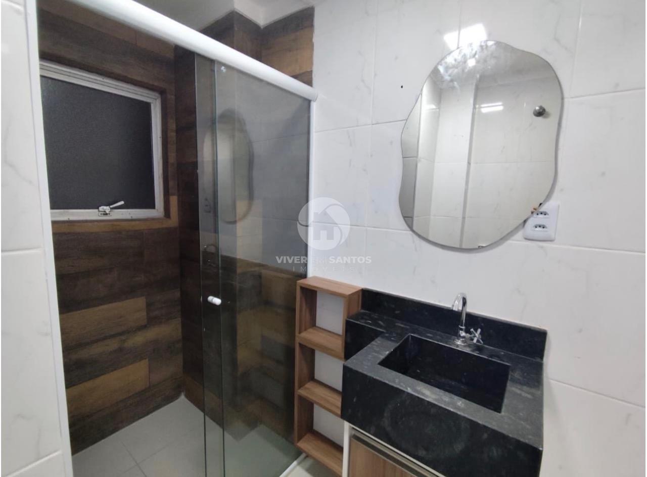 Apartamento 2 Dormitórios, Totalmente Reformado na Pompéia - Santos/SP em Gonzaga, Santos — foto 10