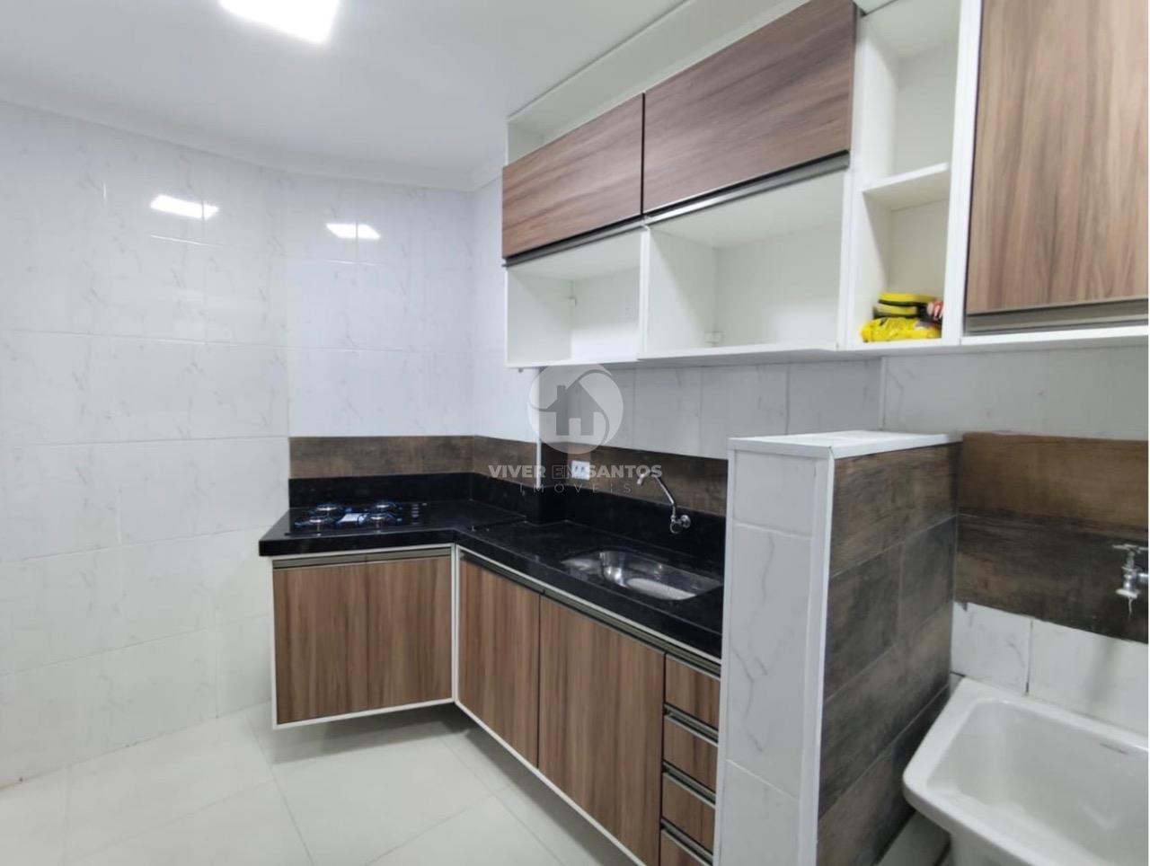 Apartamento 2 Dormitórios, Totalmente Reformado na Pompéia - Santos/SP em Gonzaga, Santos — foto 8