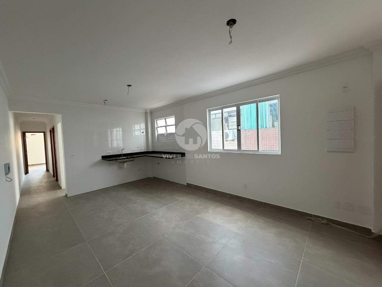 Apartamento 2 Dormitórios, Suíte e 1 Vaga Demarcada no Macuco - Santos SP em Macuco, Santos — foto 2