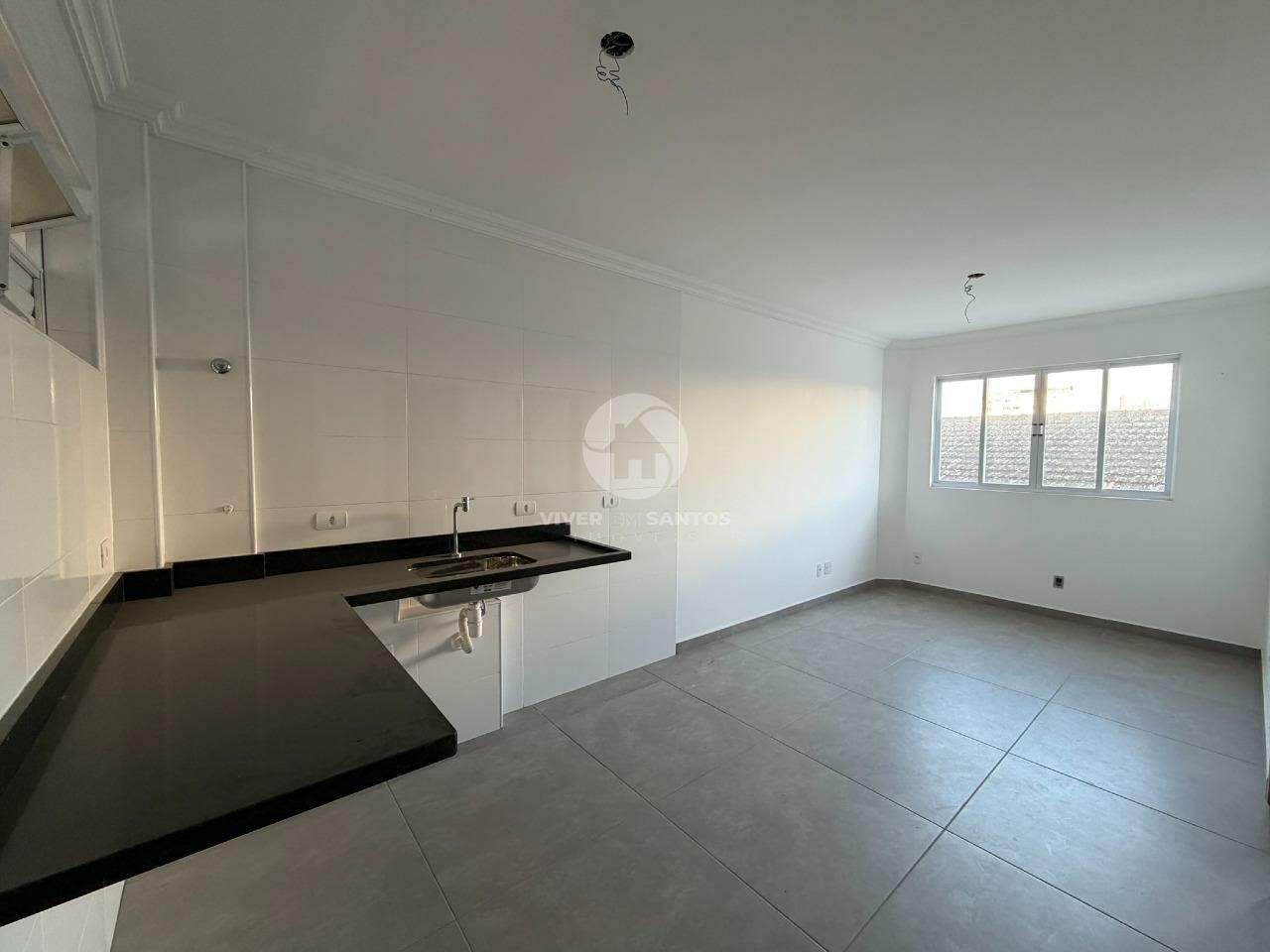 Apartamento 1 Dormitório, 36 m² e Elevador no Macuco - Santos SP em Macuco, Santos — foto 2