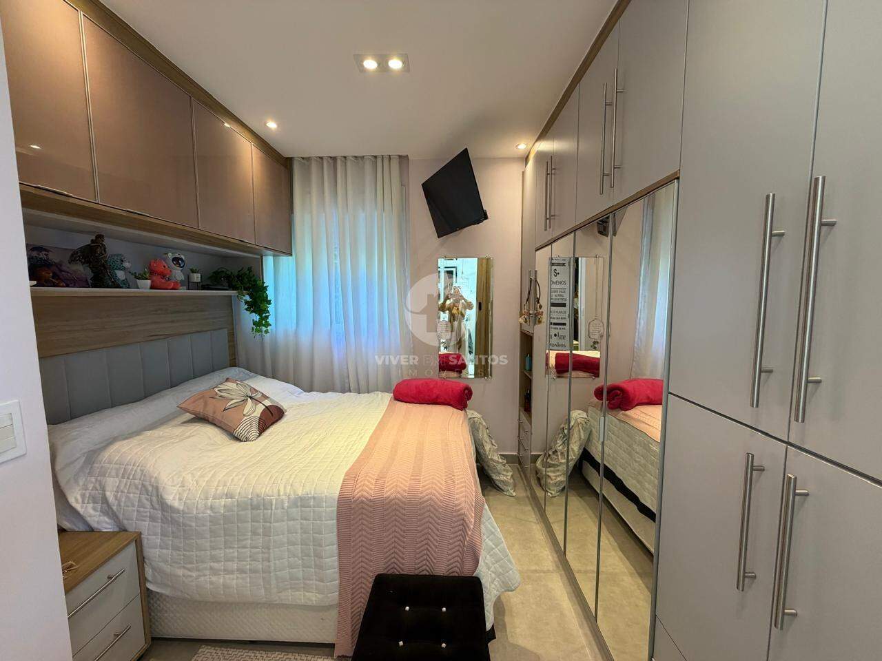 Apartamento 1 Suíte, 1 Vaga e Lazer Completo no Marapé - Santos SP em Marapé, Santos — foto 12