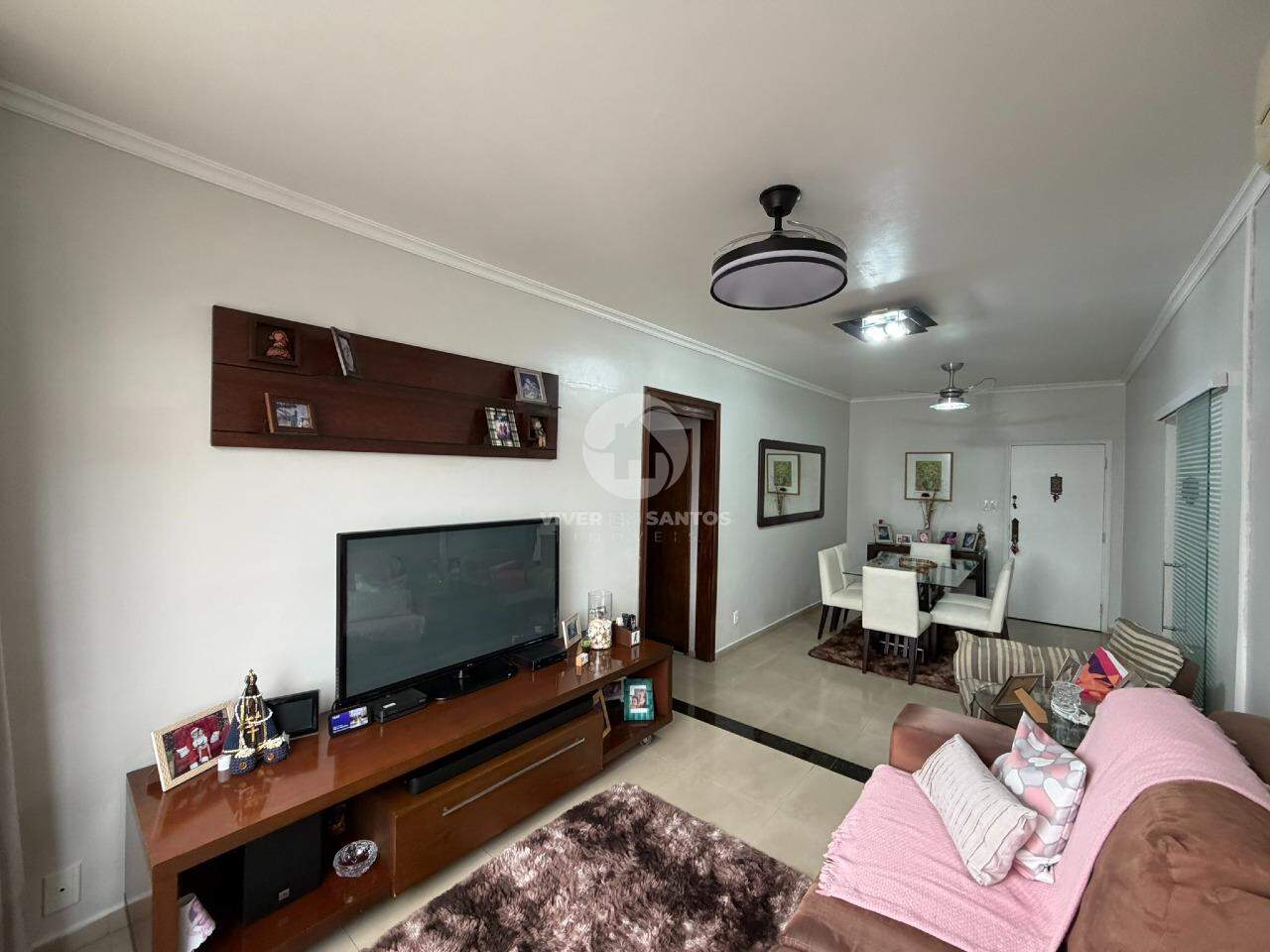 Apartamento 2 Dormitórios, Dependência Completa e Vaga Livre no Campo Grande - Santos SP em Campo Grande, Santos — foto 3