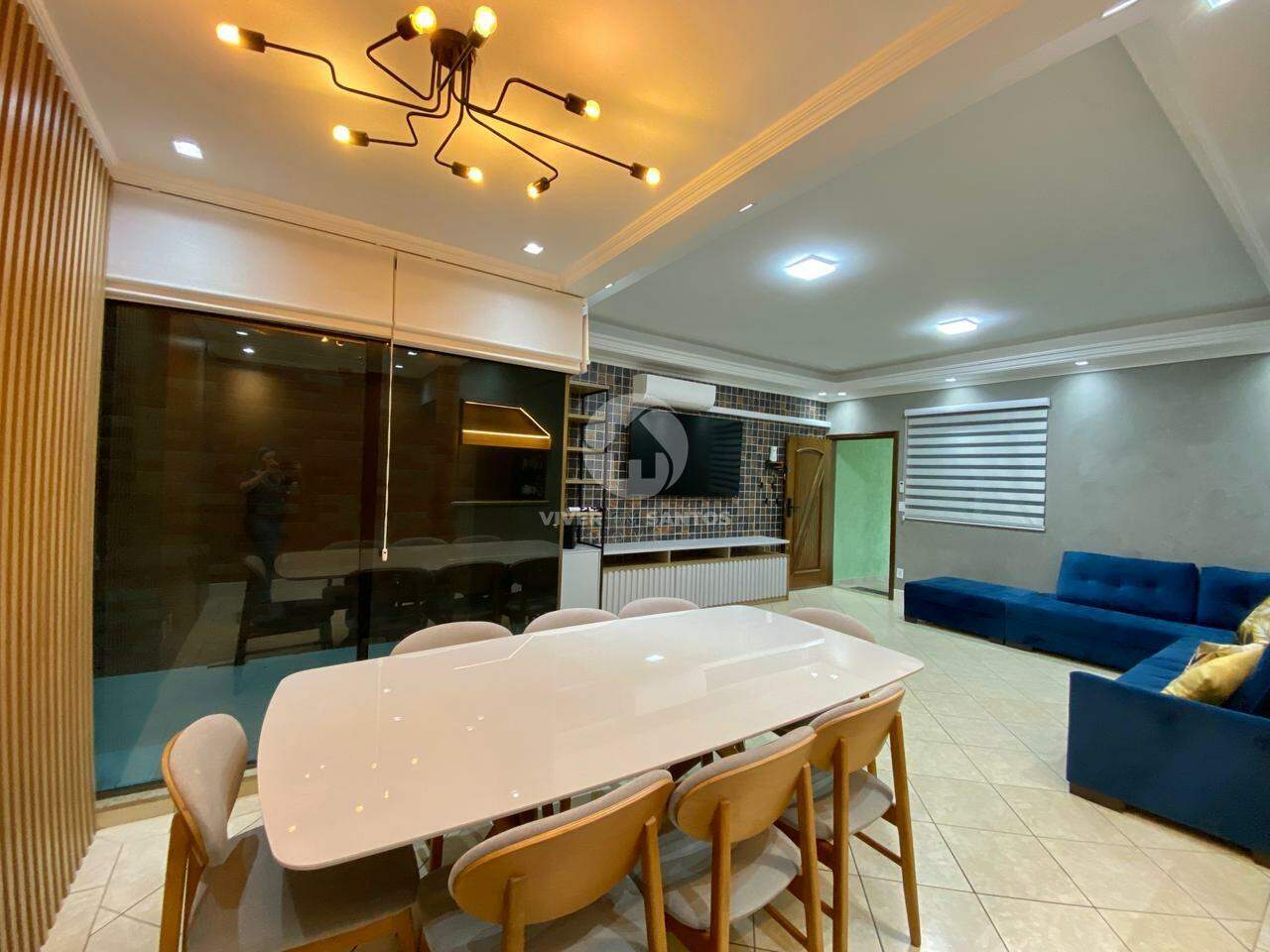 Casa Sobreposta Baixa 3 Dormitórios, Piscina e Churrasqueira no Campo Grande - Santos SP em Campo Grande, Santos — foto 4