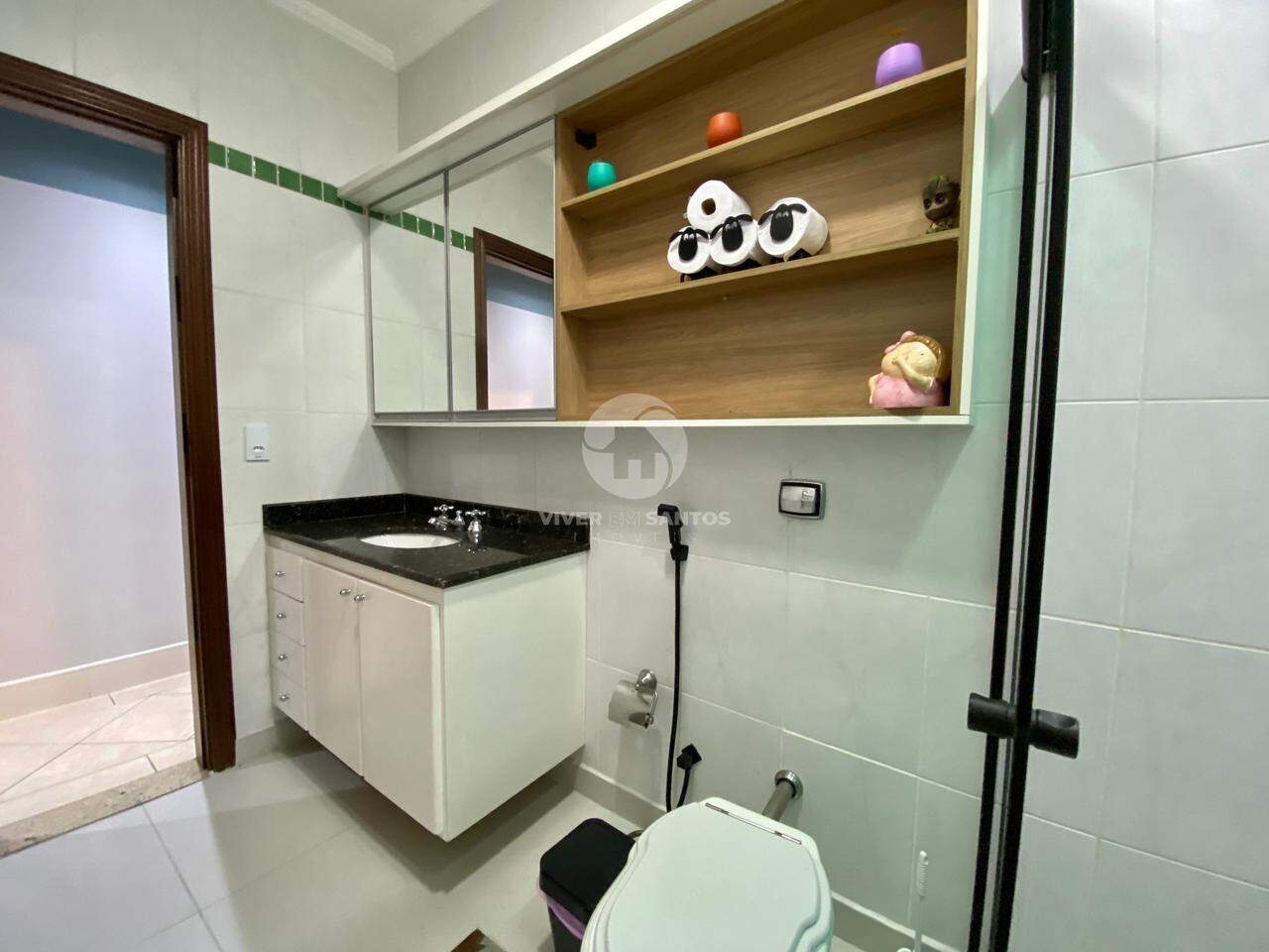 Casa Sobreposta Baixa 3 Dormitórios, Piscina e Churrasqueira no Campo Grande - Santos SP em Campo Grande, Santos — foto 13