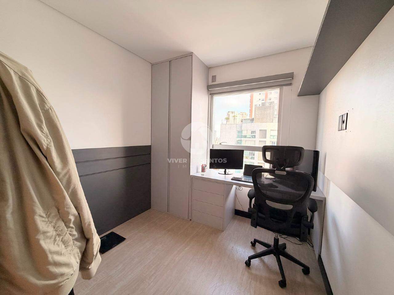 Apartamento Alto Padrão, Porteira Fechada e Vista Livre no Embaré - Santos SP em Embaré, Santos — foto 12