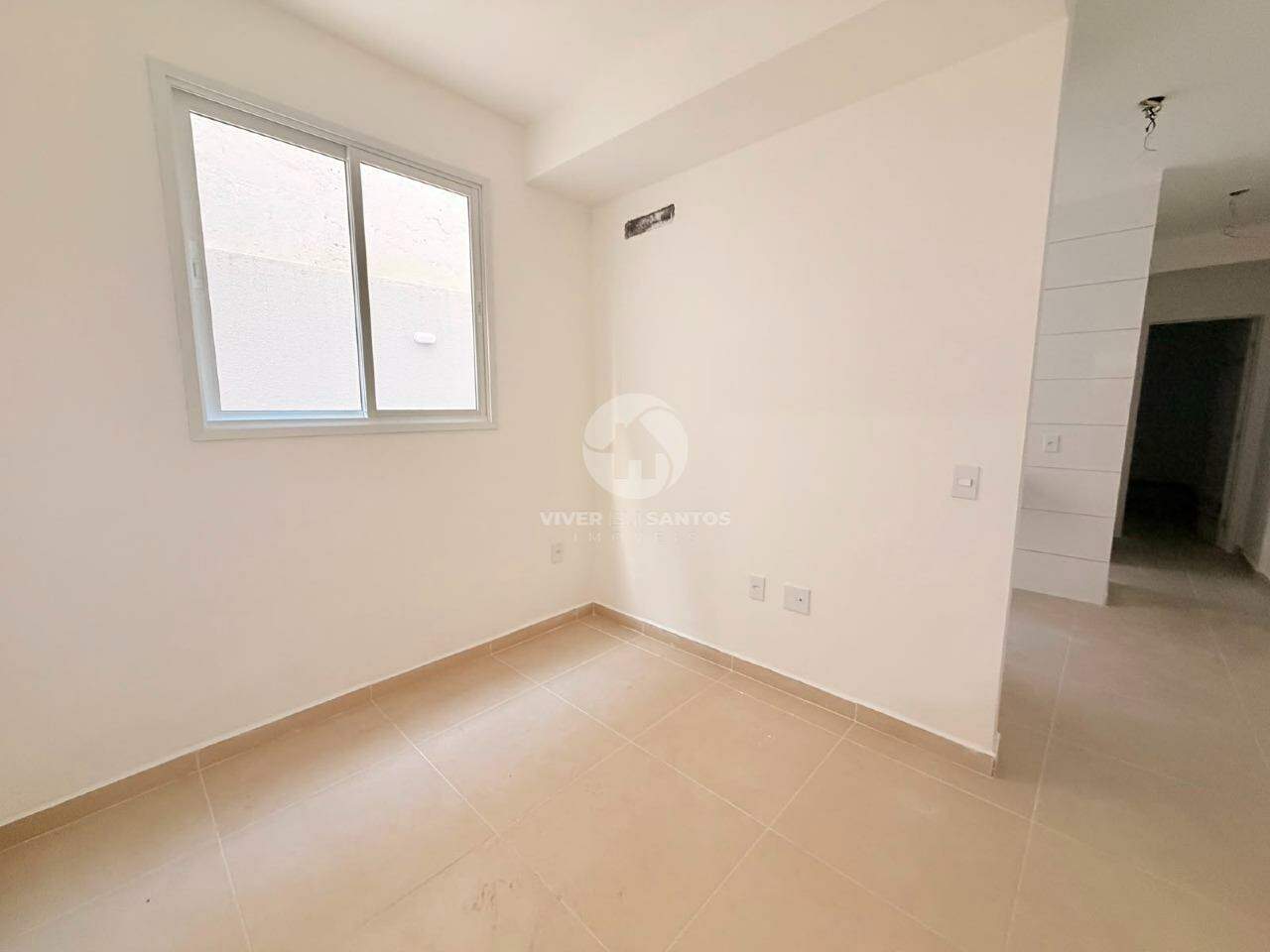 Apartamento Térreo 2 Dormitórios, Elevador e Churrasqueira no Macuco - Santos SP em Macuco, Santos — foto 2