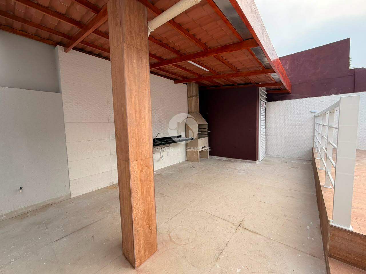 Apartamento Térreo 2 Dormitórios, Elevador e Churrasqueira no Macuco - Santos SP em Macuco, Santos — foto 12