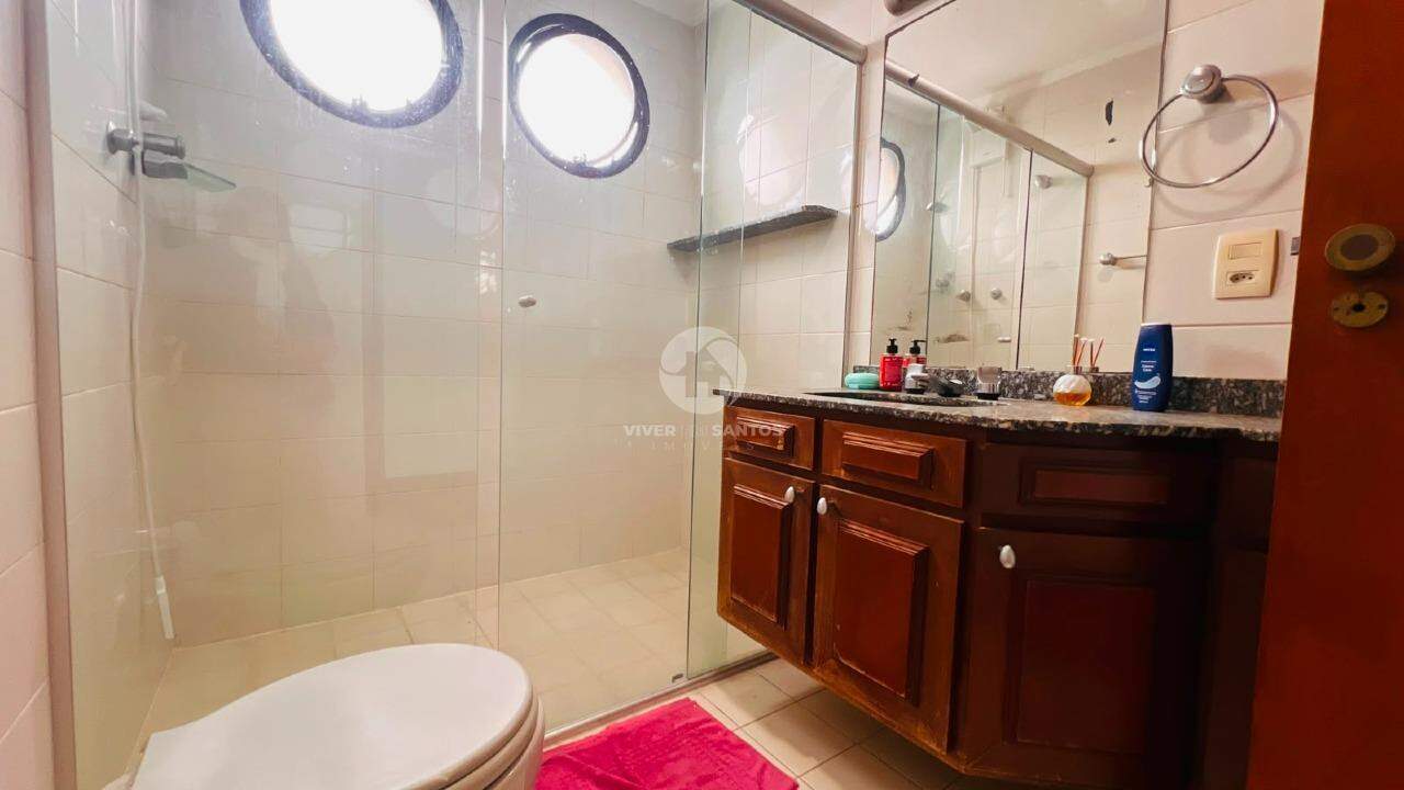 Apartamento 3 Dormitórios, 2 Vagas e Vista Livre na Pompéia - Santos SP em Pompéia, Santos — foto 15
