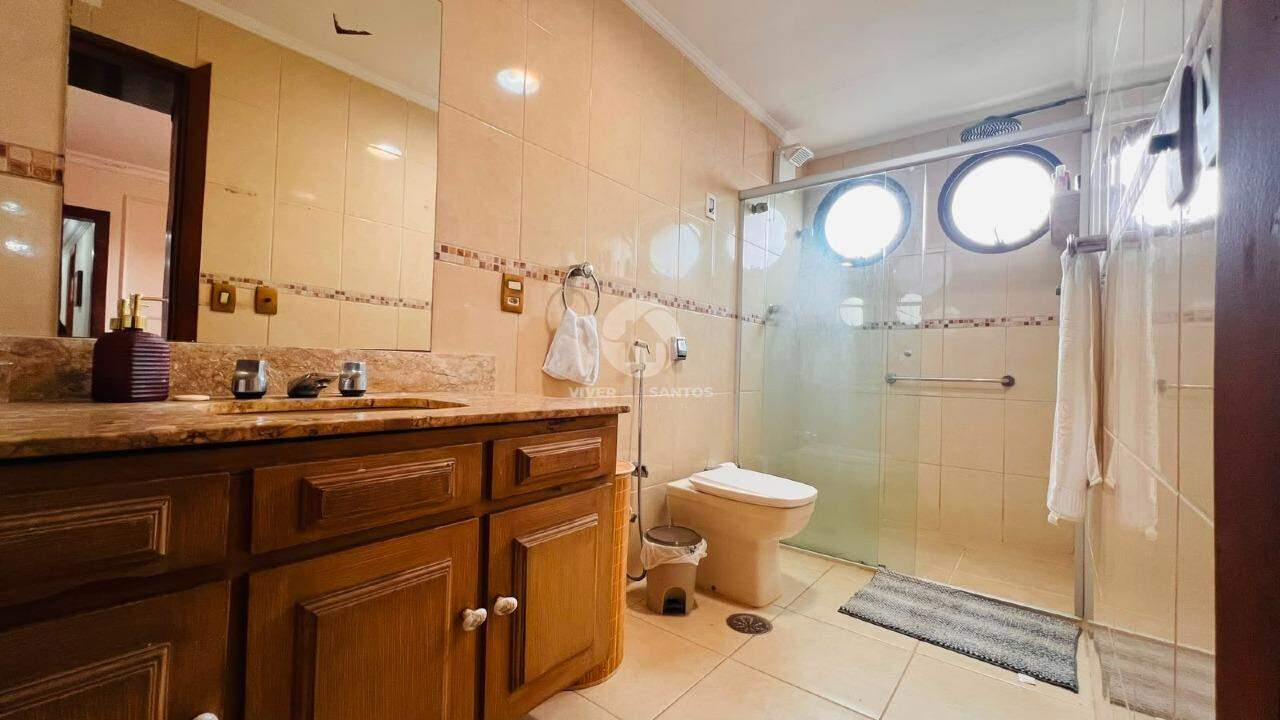Apartamento 3 Dormitórios, 2 Vagas e Vista Livre na Pompéia - Santos SP em Pompéia, Santos — foto 10