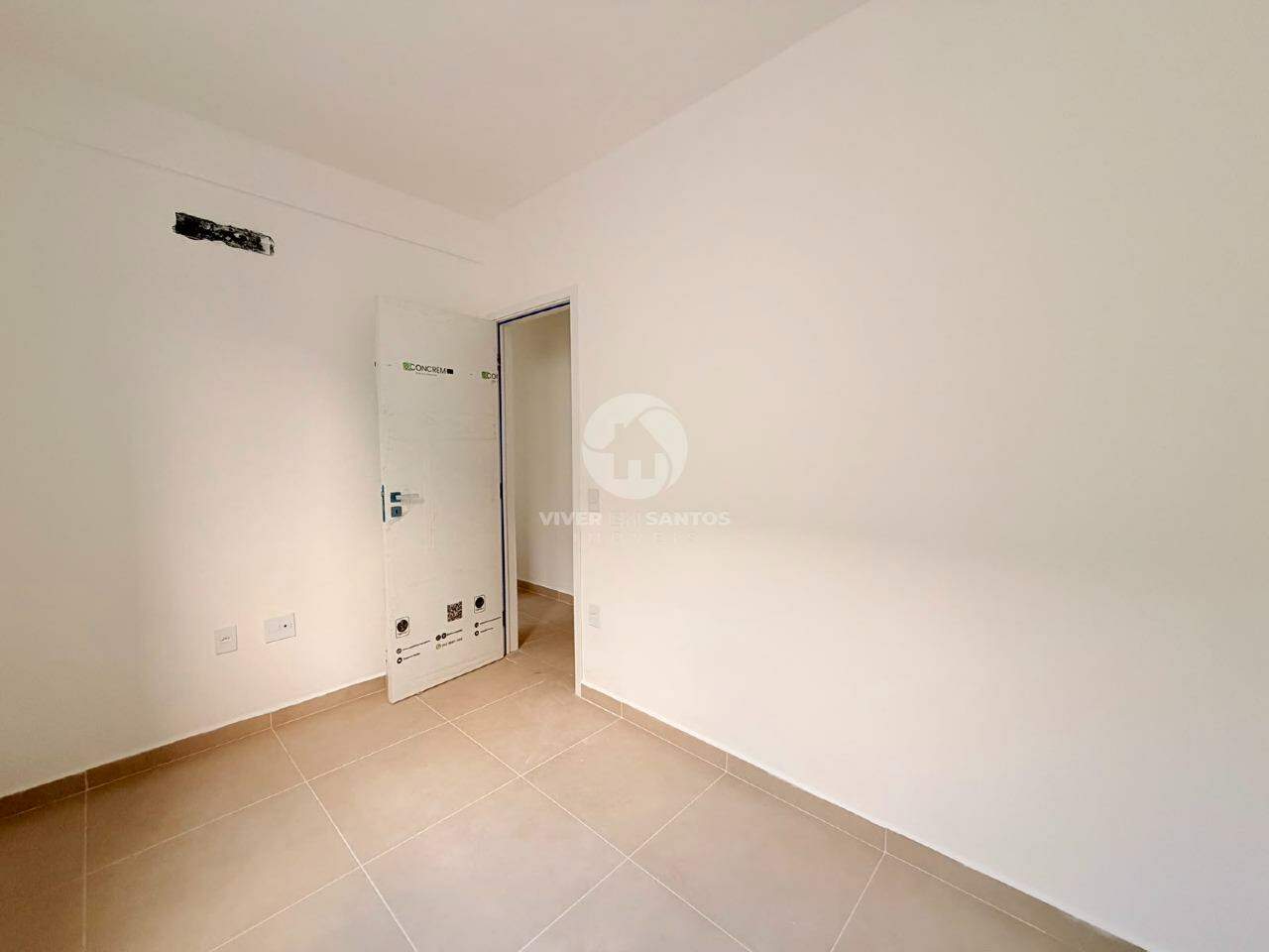 Apartamento Térreo 2 Dormitórios, Elevador e Churrasqueira no Macuco - Santos SP em Macuco, Santos — foto 8