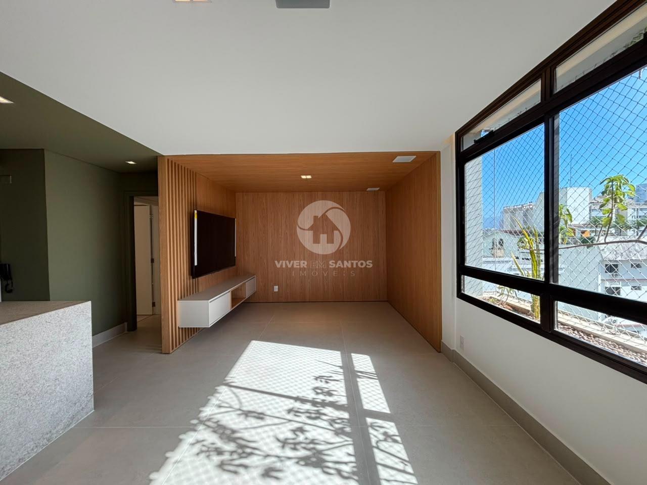 Apartamento 3 Suítes, Alto Padrão e Totalmente Reformado Boqueirão - Santos/SP em Boqueirão, Santos — foto 2