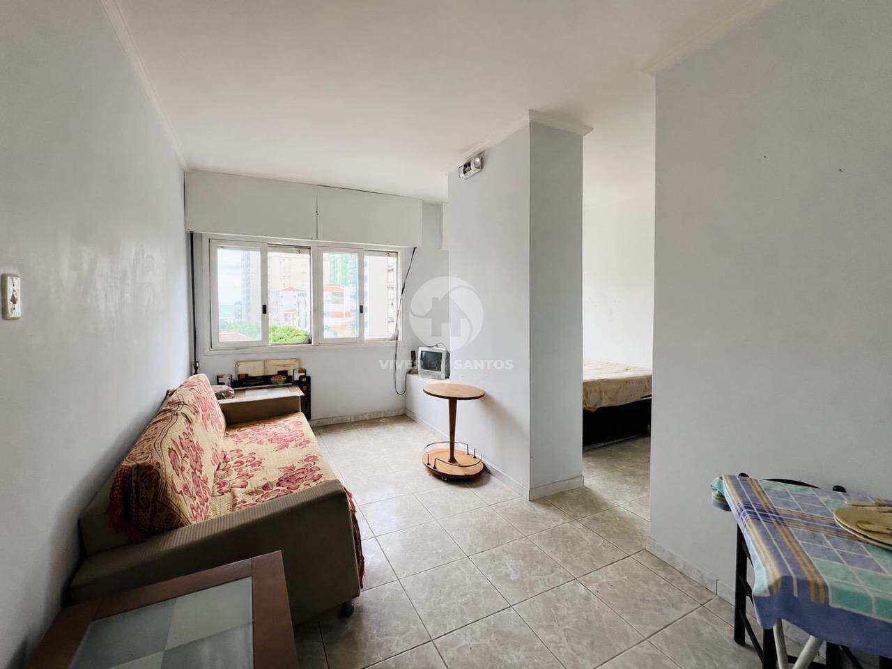 Sala Living, Quadra da Praia e Portaria na Aparecida - Santos/SP em Aparecida, Santos — foto 4