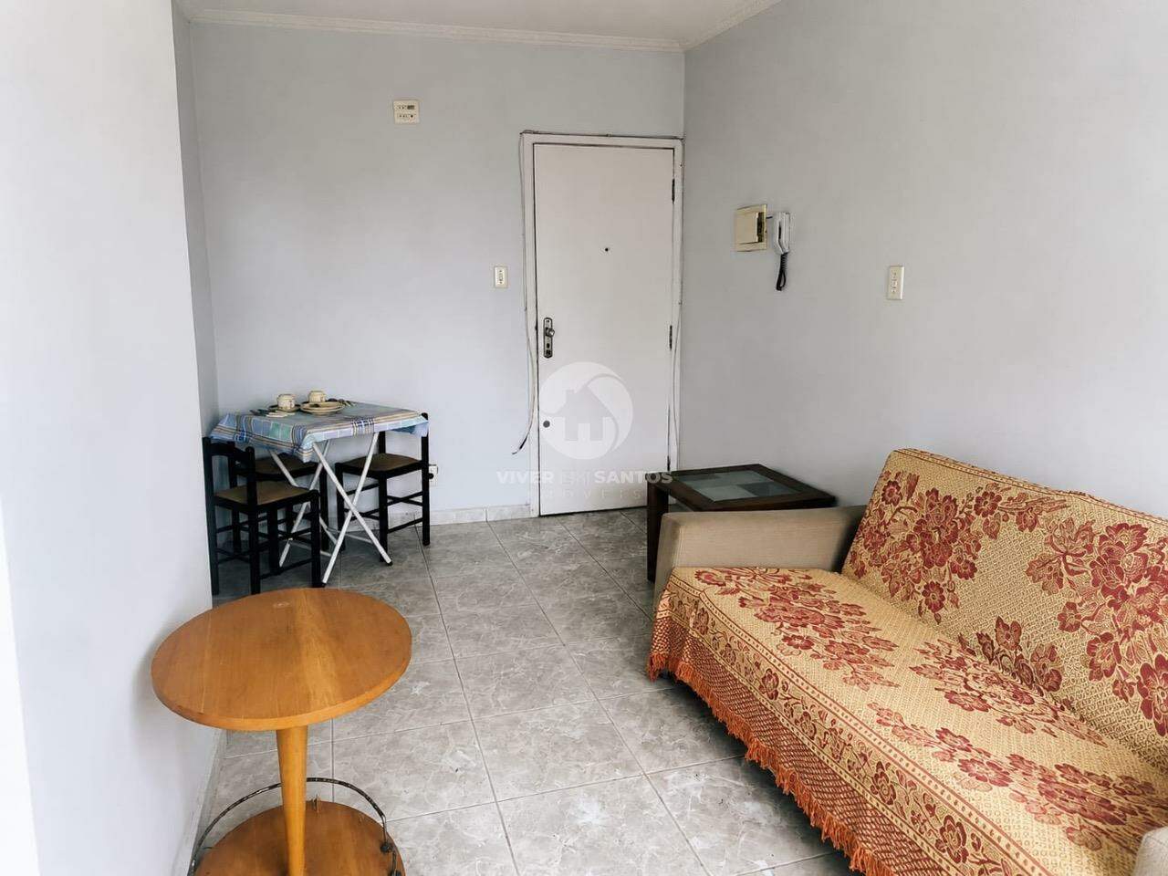Sala Living, Quadra da Praia e Portaria na Aparecida - Santos/SP em Aparecida, Santos — foto 3