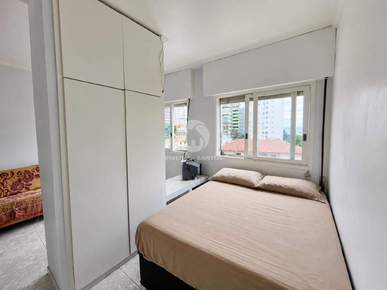 Sala Living, Quadra da Praia e Portaria na Aparecida - Santos/SP em Aparecida, Santos — foto 6