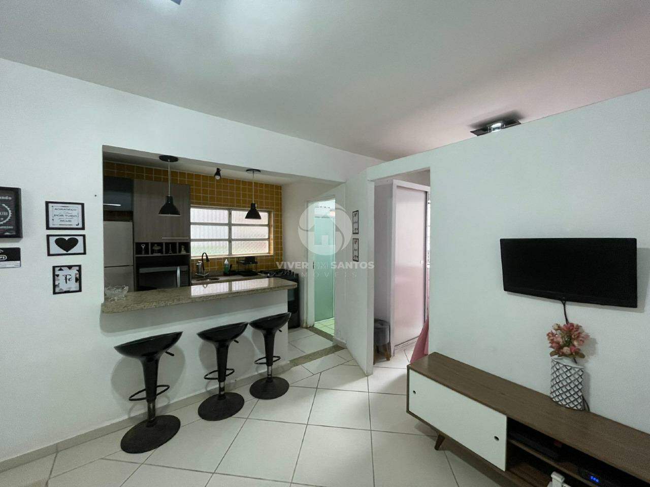 Apartamento a 50 metros da praia no Embaré ! em Embaré, Santos — foto 5