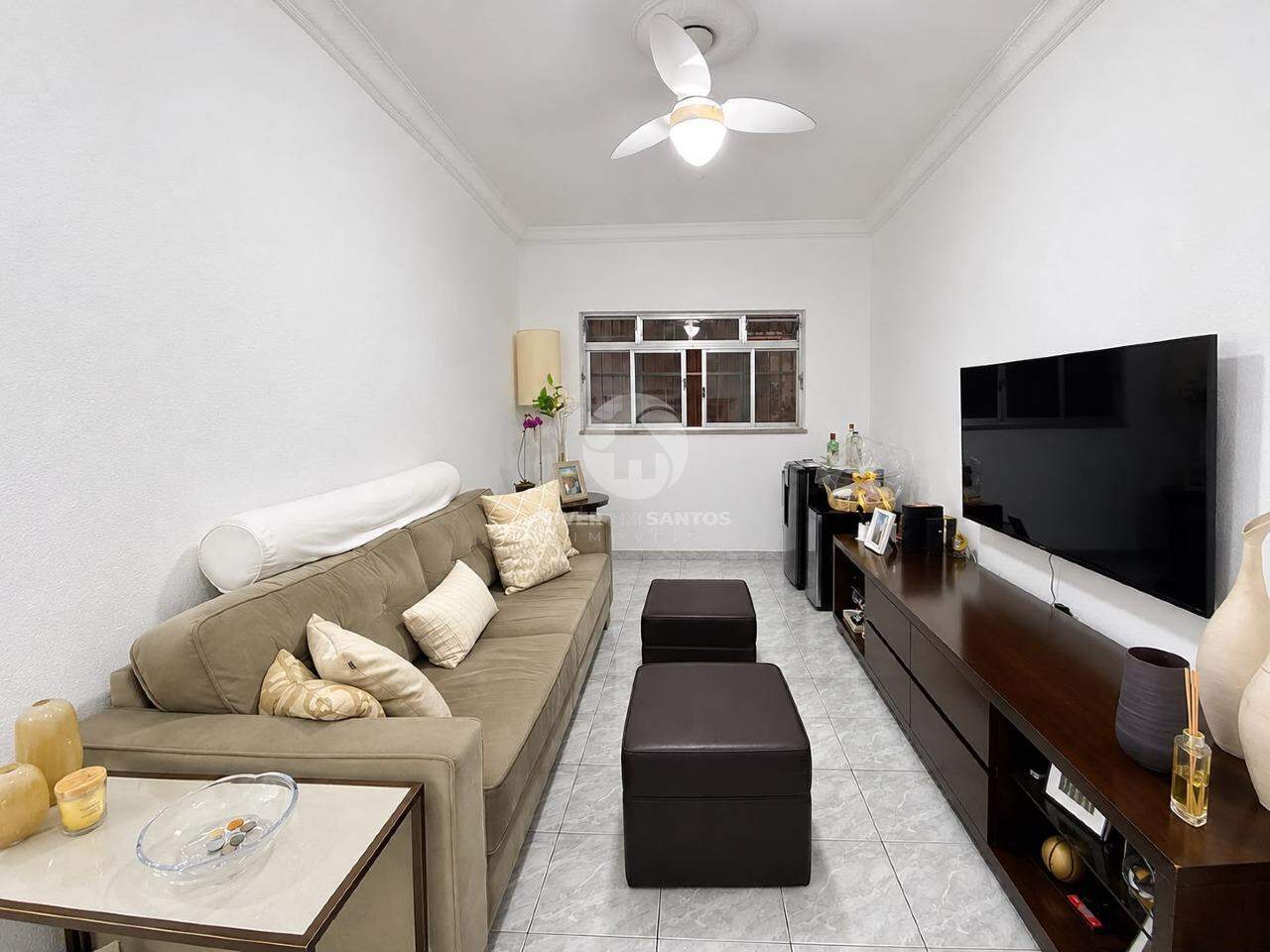Apartamento de dois quartos com uma suíte na Encruzilhada em Encruzilhada, Santos — foto 2