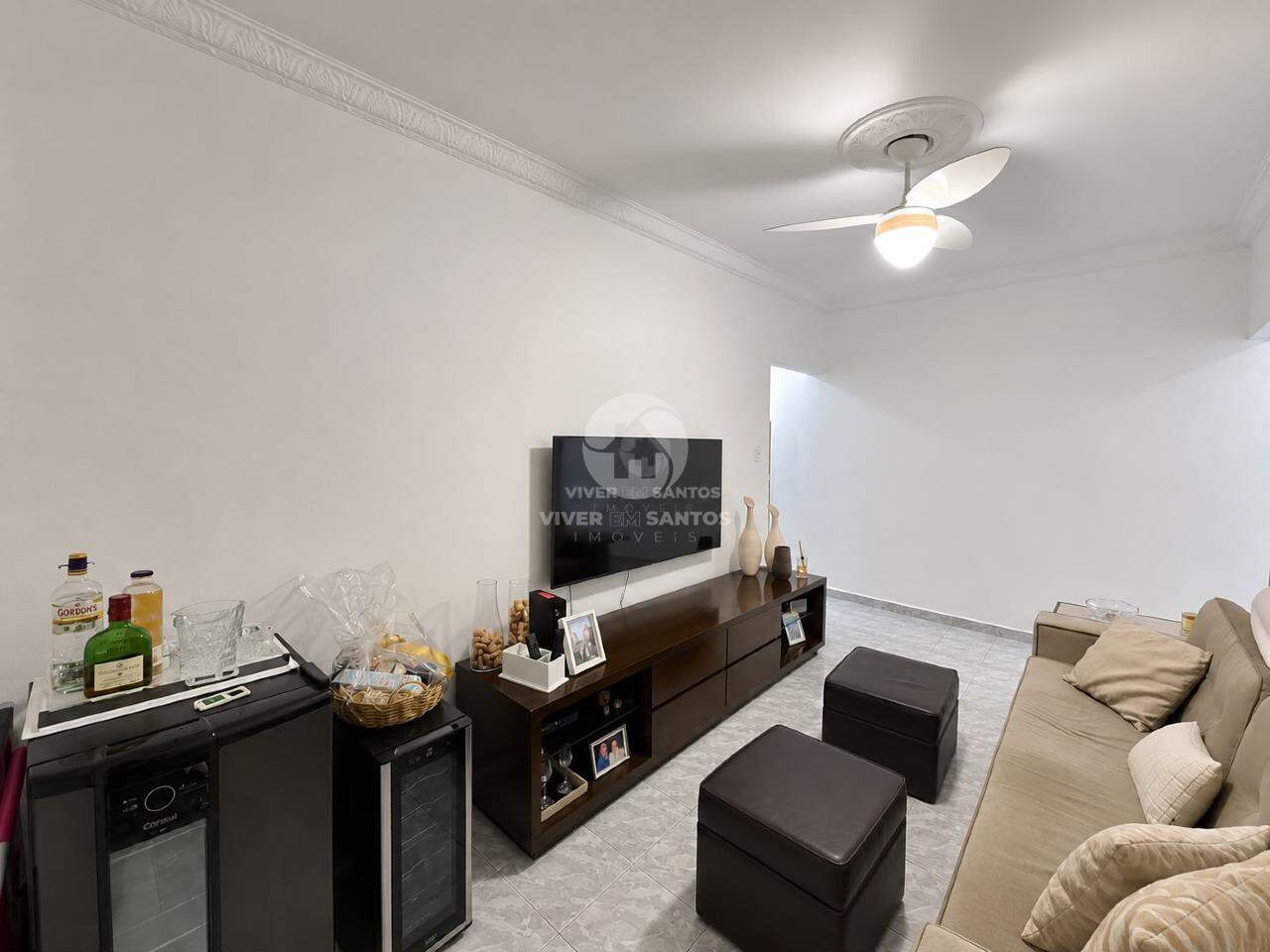 Apartamento de dois quartos com uma suíte na Encruzilhada em Encruzilhada, Santos — foto 3