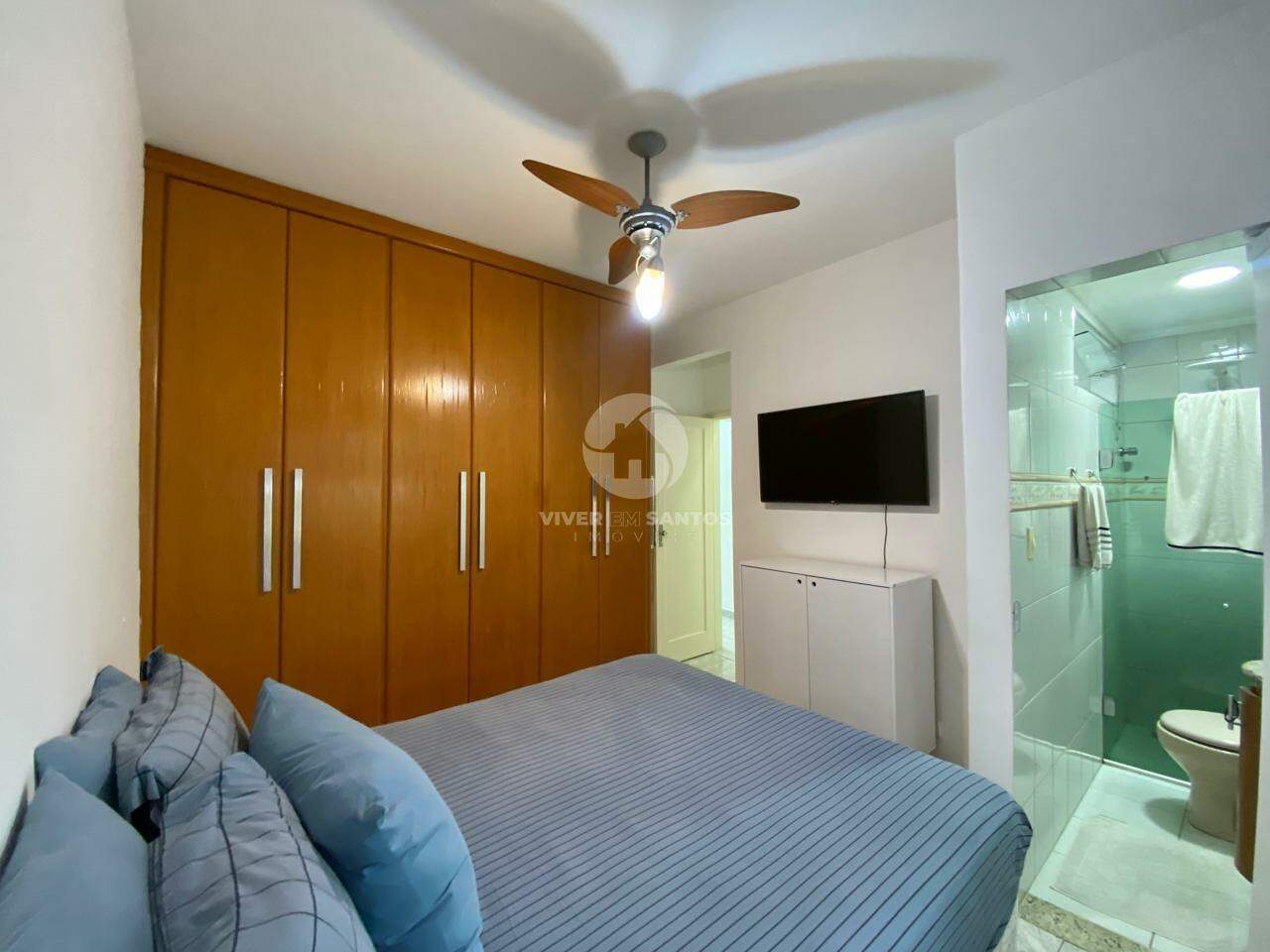 Apartamento de dois quartos com uma suíte na Encruzilhada em Encruzilhada, Santos — foto 14