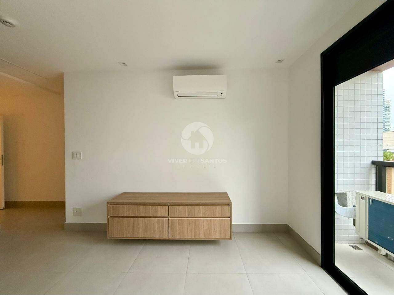 Apartamento com 1 quarto sendo 1 suíte na Aparecida em Santos em Embaré, Santos — foto 5