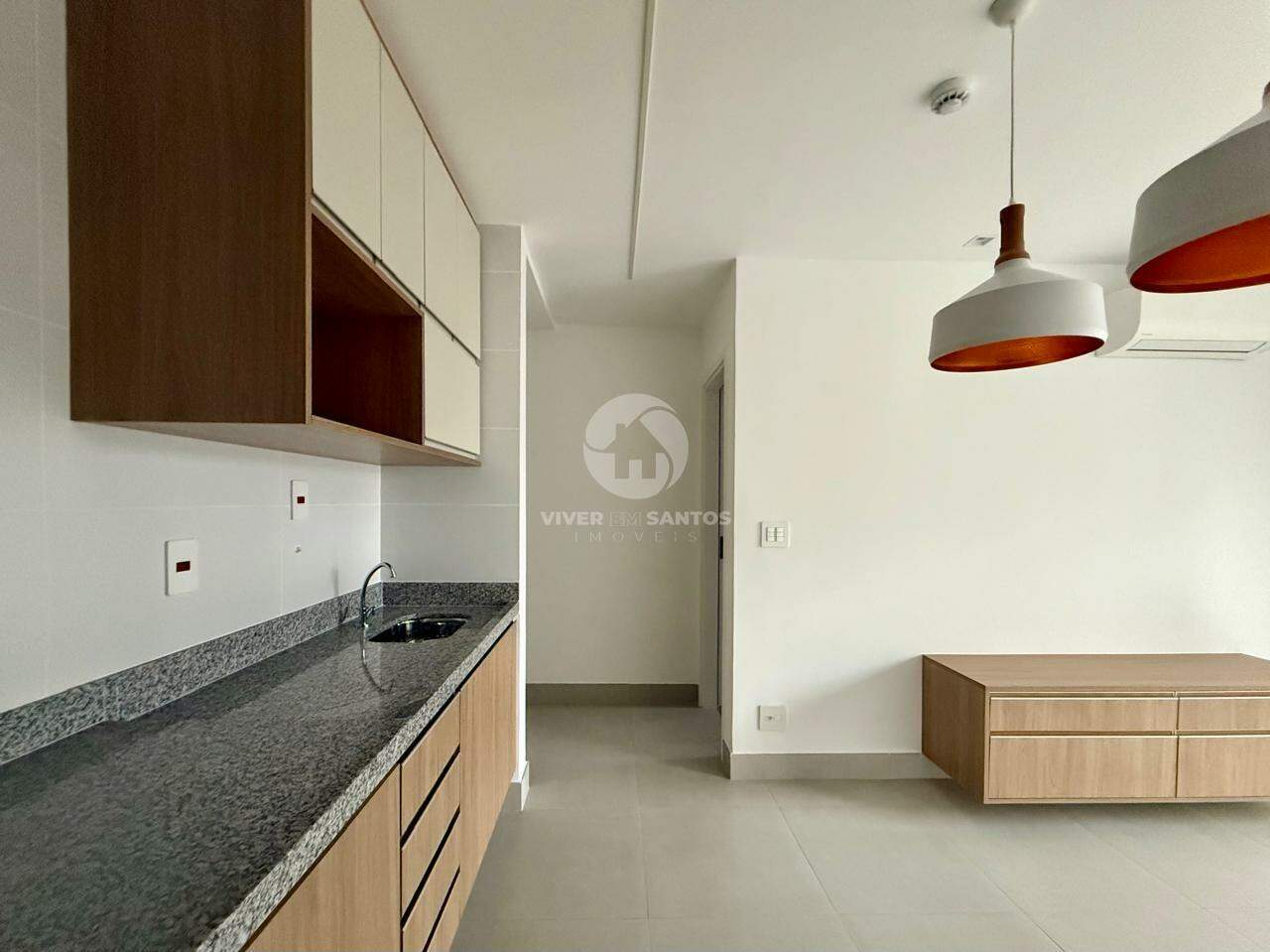 Apartamento com 1 quarto sendo 1 suíte na Aparecida em Santos em Embaré, Santos — foto 6