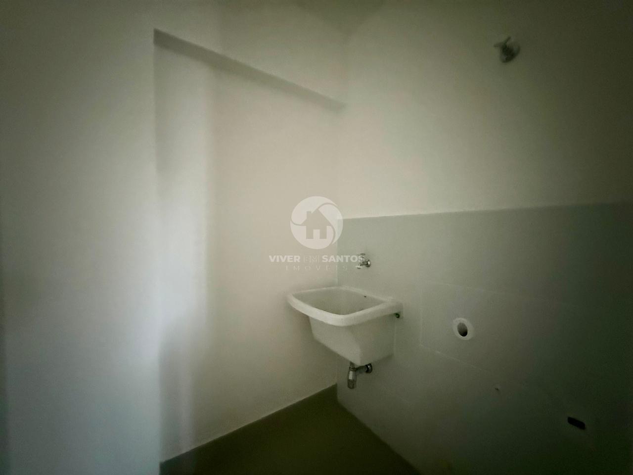 Apartamento com 1 quarto sendo 1 suíte na Aparecida em Santos em Embaré, Santos — foto 13