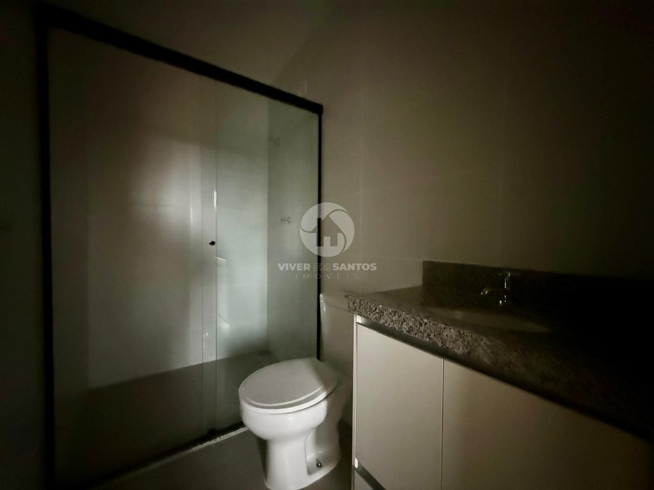 Apartamento com 1 quarto sendo 1 suíte na Aparecida em Santos em Embaré, Santos — foto 7