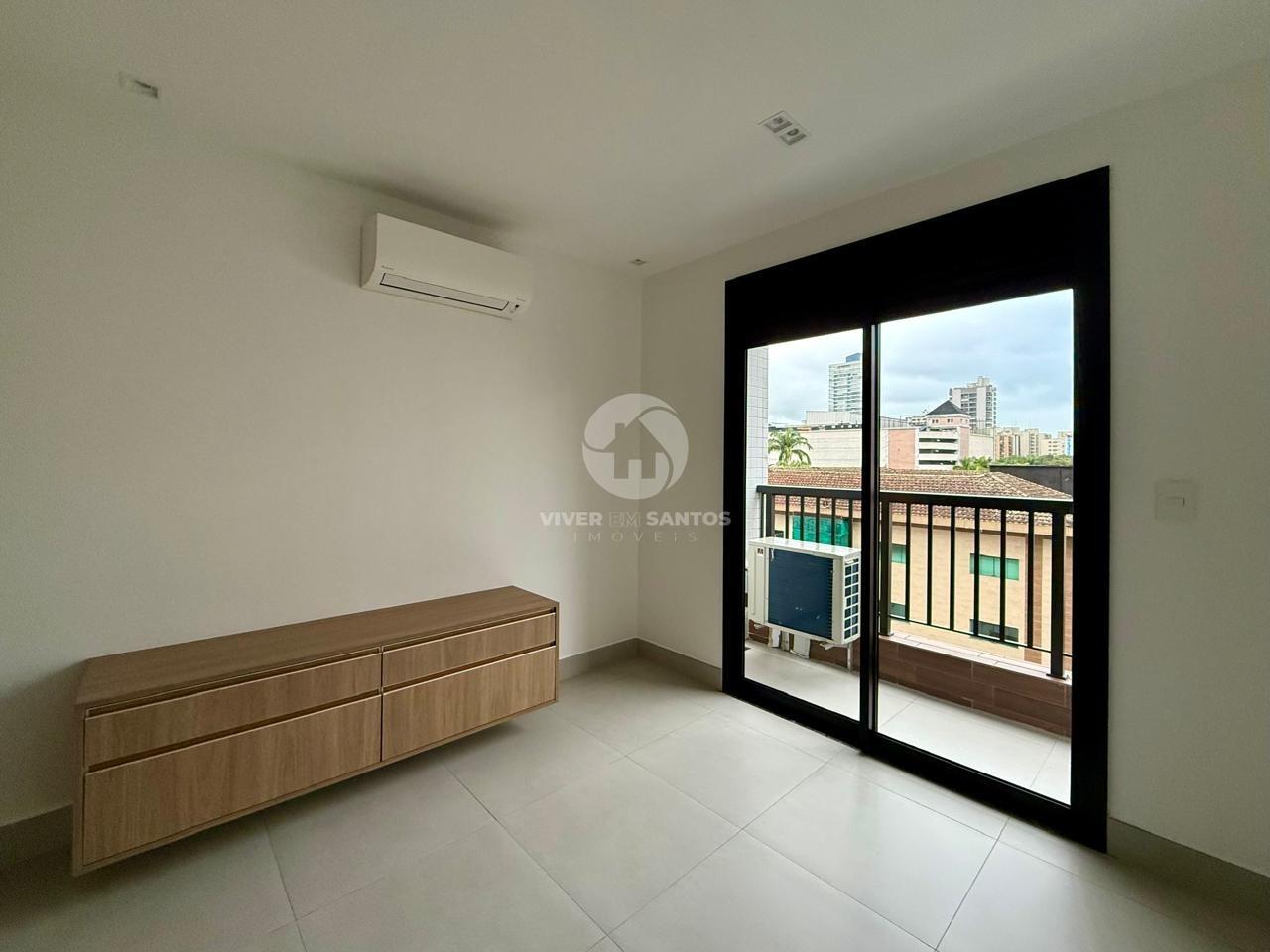Apartamento com 1 quarto sendo 1 suíte na Aparecida em Santos em Embaré, Santos — foto 5