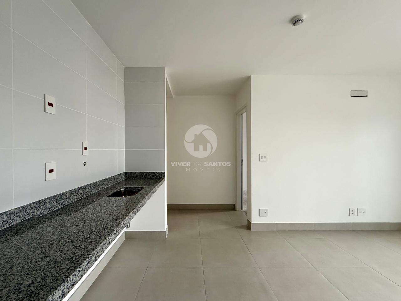 Apartamento com 1 quarto sendo 1 suíte na Aparecida em Santos em Embaré, Santos — foto 11