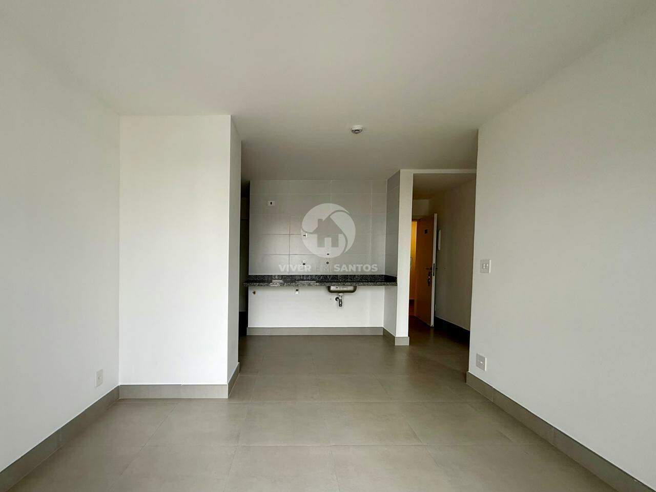 Apartamento com 1 quarto sendo 1 suíte na Aparecida em Santos em Embaré, Santos — foto 8