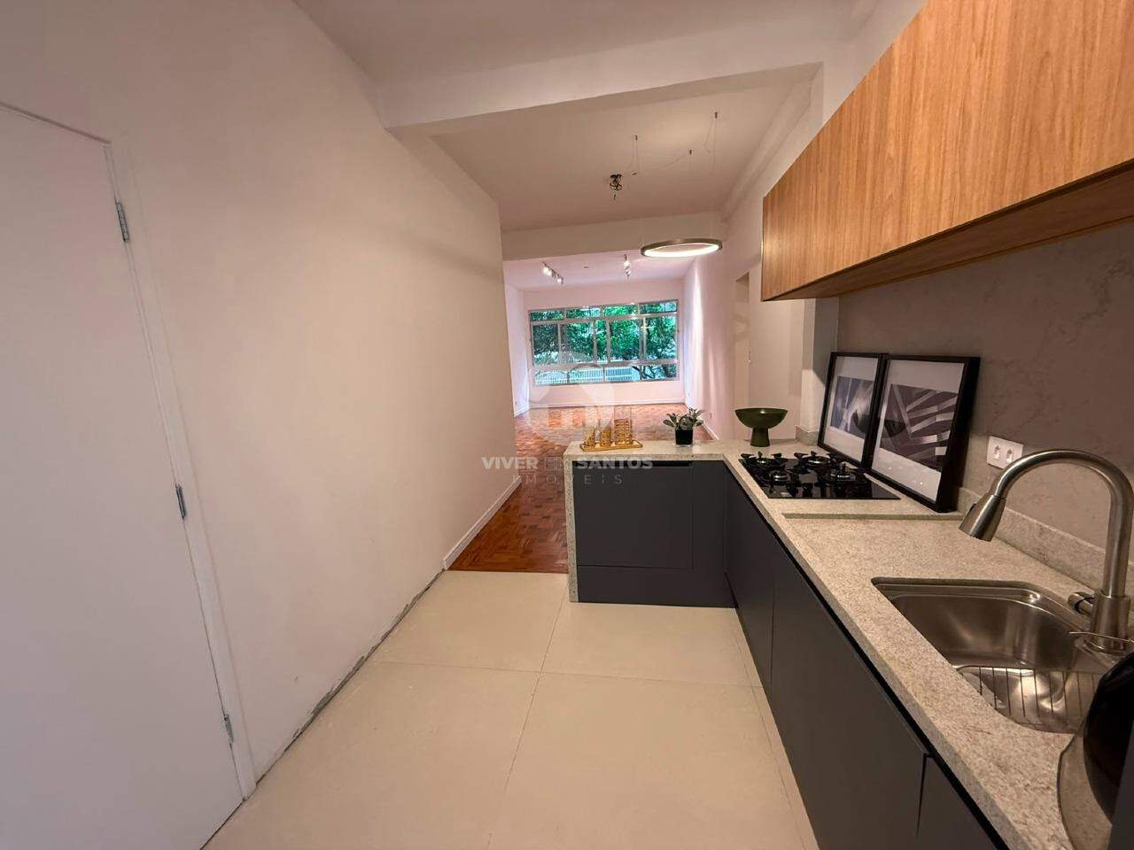 Apartamento residencial à venda no Boqueirão, Santos - 2 suítes, 3 banheiros e vista mar em Boqueirão, Santos — foto 5