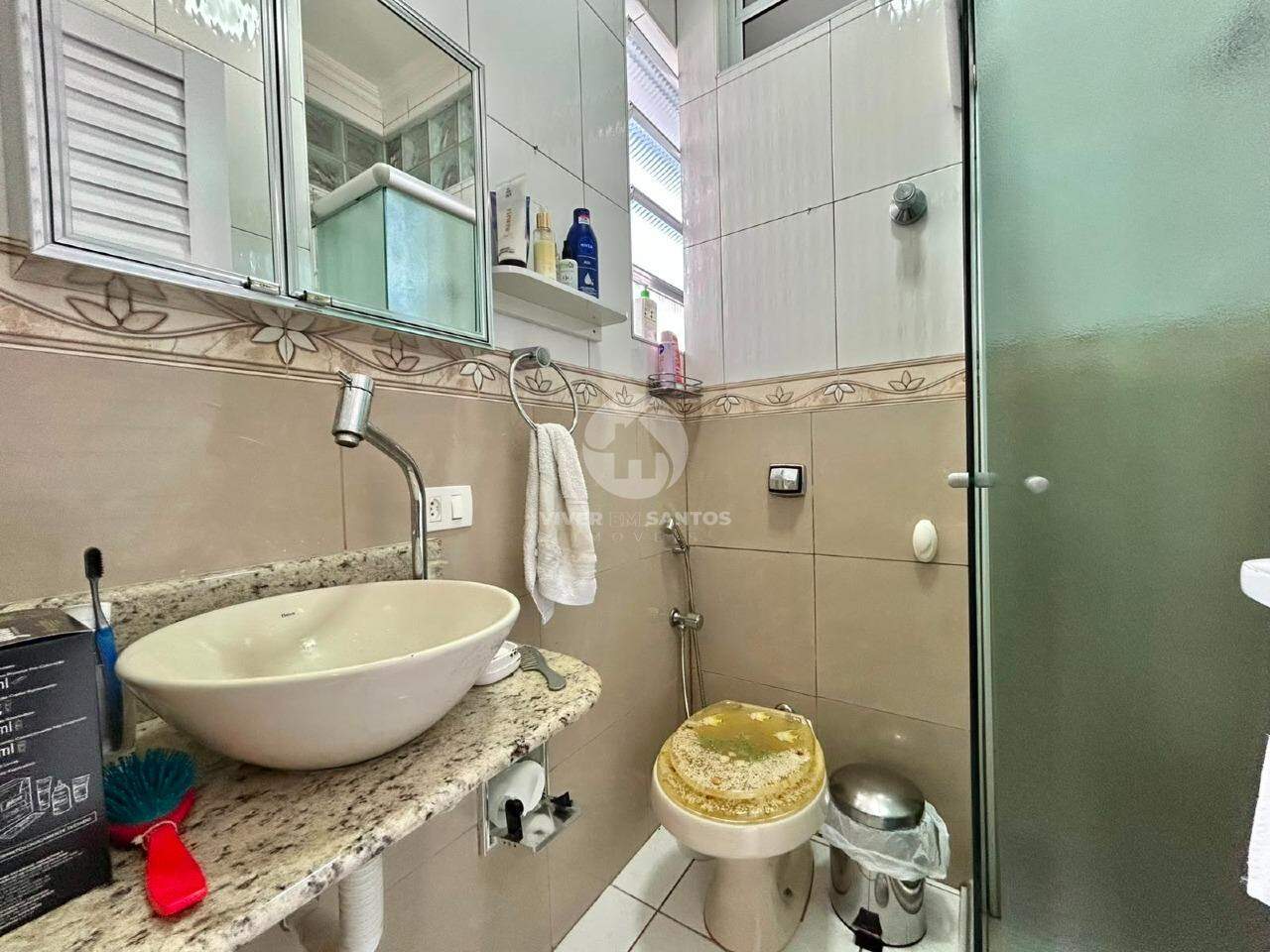 Casa tipo Sobreposta Alta em condomínio em Campo Grande, Santos — foto 12