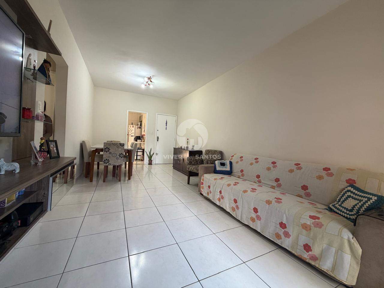 APARTAMENTO 2 DORMITORIOS COM 2 WC em Campo Grande, Santos — foto 3