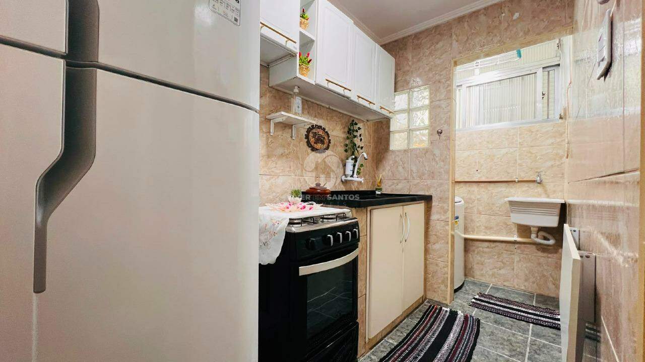 Apartamento com 1 quarto vista mar na Aparecida em Aparecida, Santos — foto 12