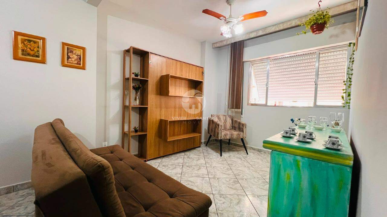 Apartamento com 1 quarto vista mar na Aparecida em Aparecida, Santos — foto 3