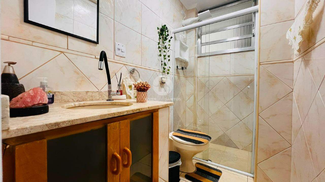 Apartamento com 1 quarto vista mar na Aparecida em Aparecida, Santos — foto 10