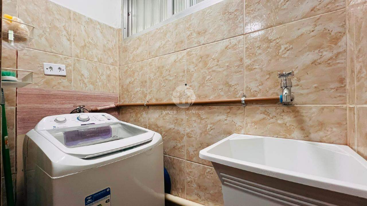 Apartamento com 1 quarto vista mar na Aparecida em Aparecida, Santos — foto 7
