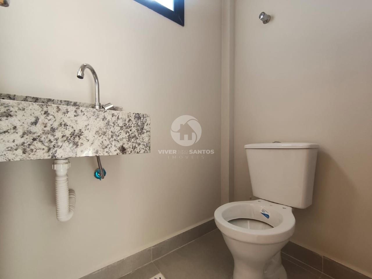 Casa sobreposta alta com 2 quartos no Marapé em Santos em Marapé, Santos — foto 7