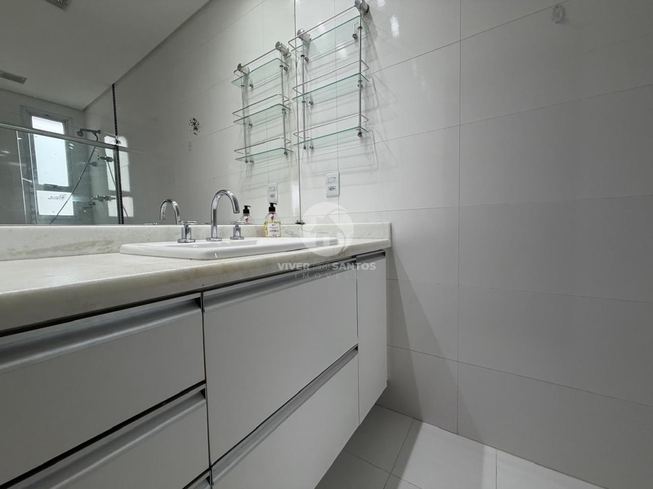 Apartamento à venda, 3 quartos, 3 suítes, 3 vagas, Aparecida - Santos/SP em Aparecida, Santos — foto 14