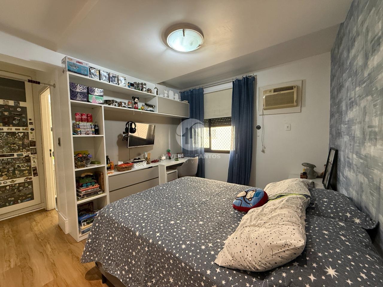 Apartamento à venda na Vila Rica, Santos/SP | Frente, 4 suítes, varanda gourmet e 3 vagas em Boqueirão, Santos — foto 15