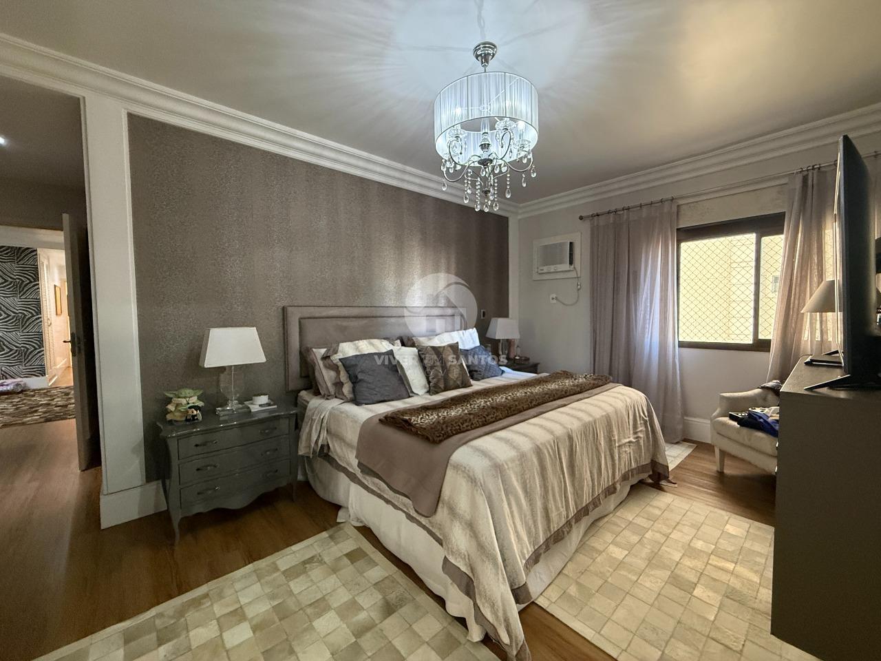Apartamento à venda na Vila Rica, Santos/SP | Frente, 4 suítes, varanda gourmet e 3 vagas em Boqueirão, Santos — foto 18