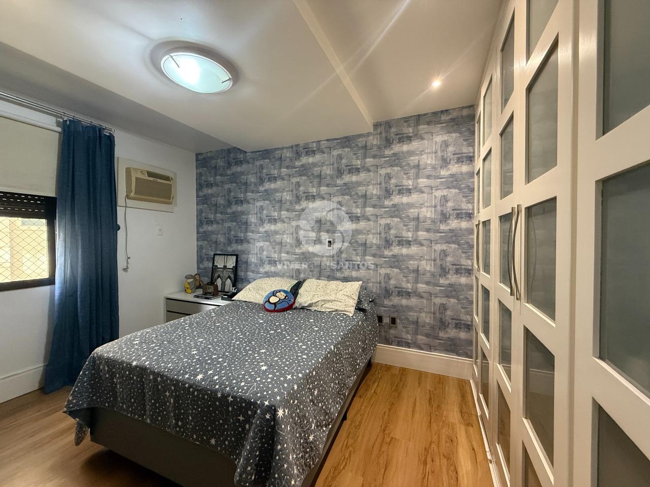 Apartamento à venda na Vila Rica, Santos/SP | Frente, 4 suítes, varanda gourmet e 3 vagas em Boqueirão, Santos — foto 14