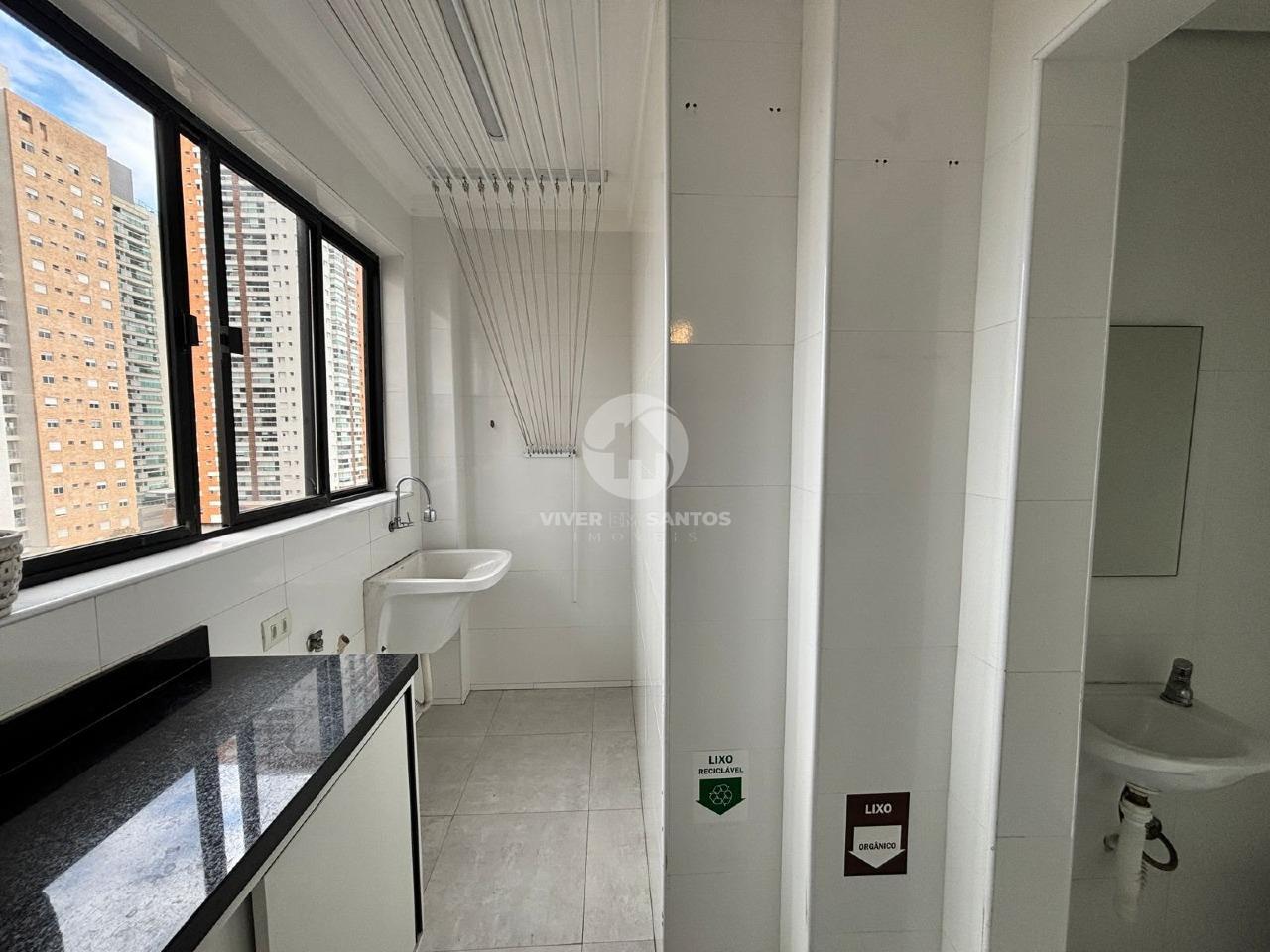 Apartamento à venda, 3 quartos, 1 suíte, 2 vagas, Ponta da Praia - Santos/SP em Ponta da Praia, Santos — foto 9