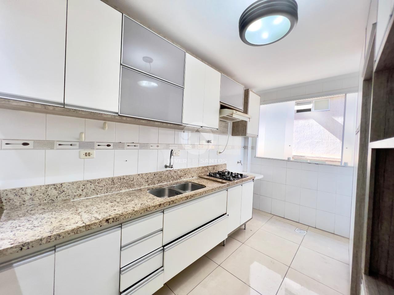 Apartamento varanda de frente reformado 2 quartos, na quadra da praia no Boqueirão - Santos em Boqueirão, Santos — foto 12