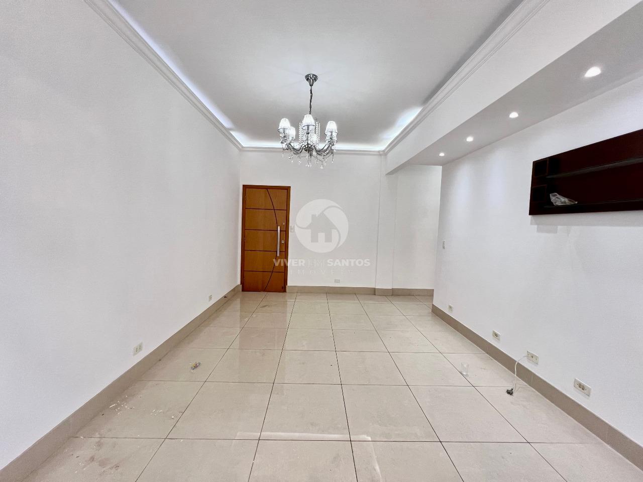 Apartamento varanda de frente reformado 2 quartos, na quadra da praia no Boqueirão - Santos em Boqueirão, Santos — foto 6