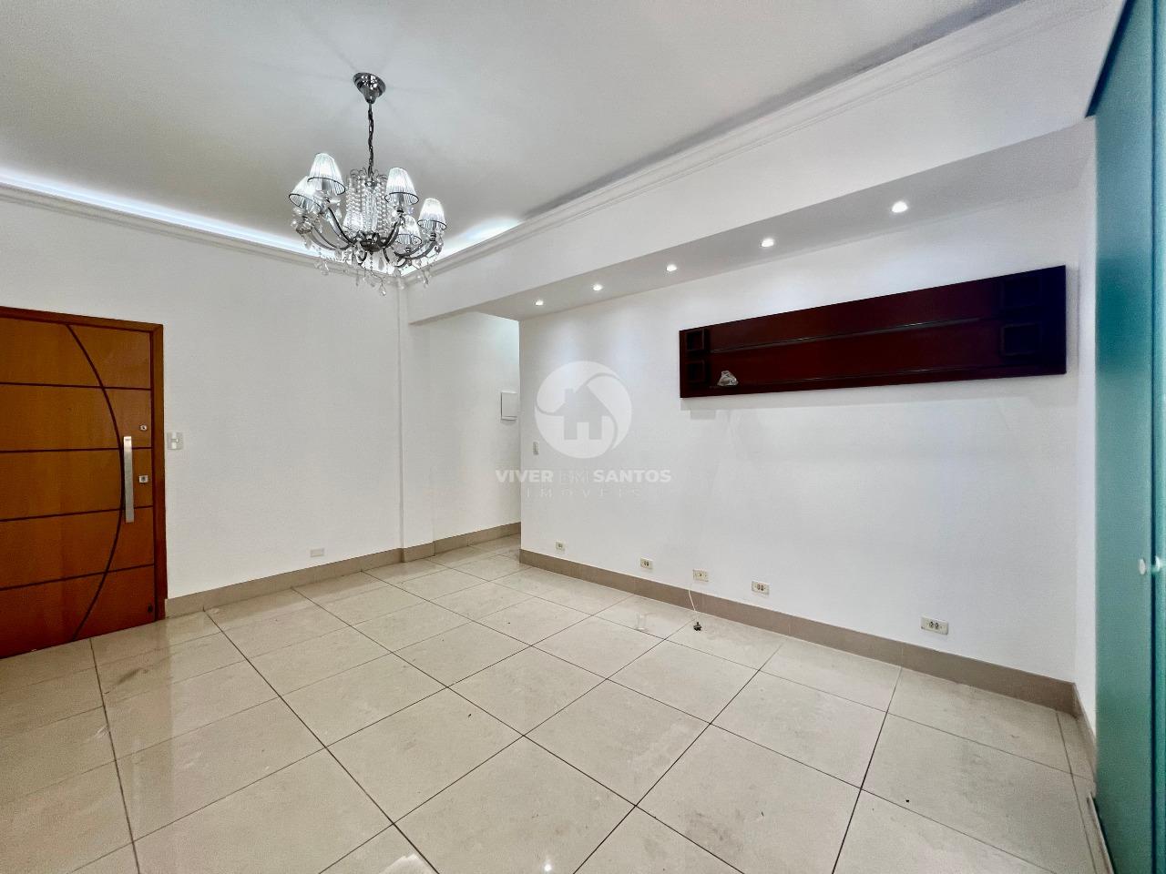 Apartamento varanda de frente reformado 2 quartos, na quadra da praia no Boqueirão - Santos em Boqueirão, Santos — foto 4